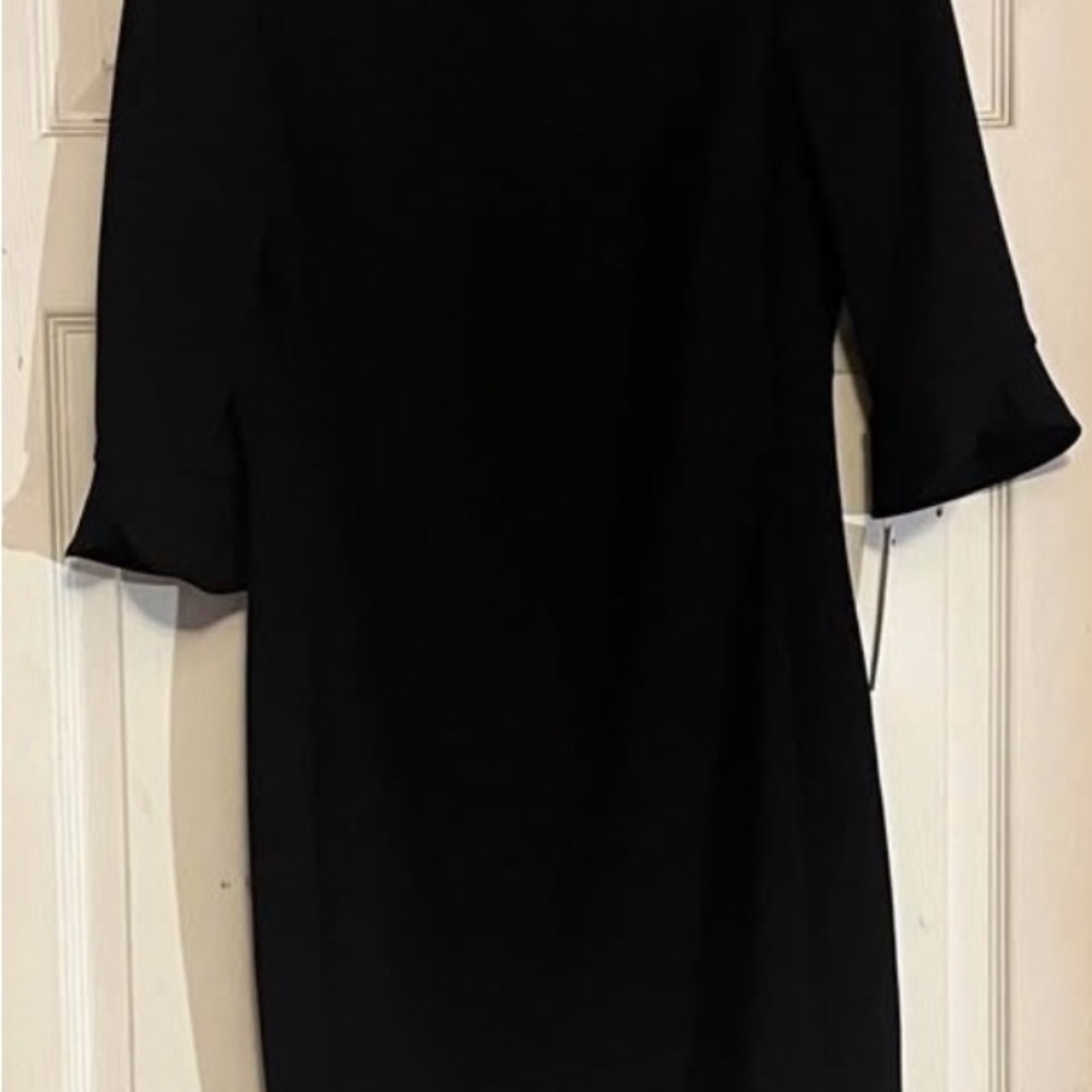 DKNY Classic Black Long Sleeve Dress